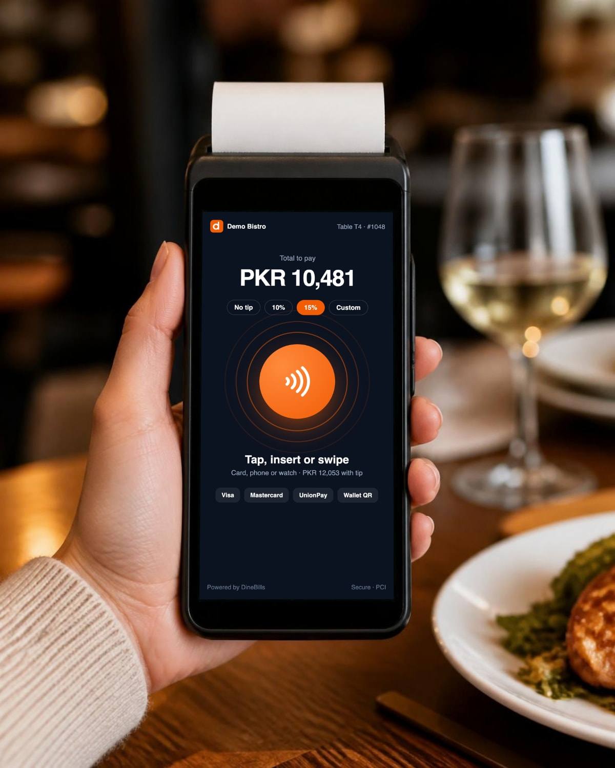 Smart payment terminals